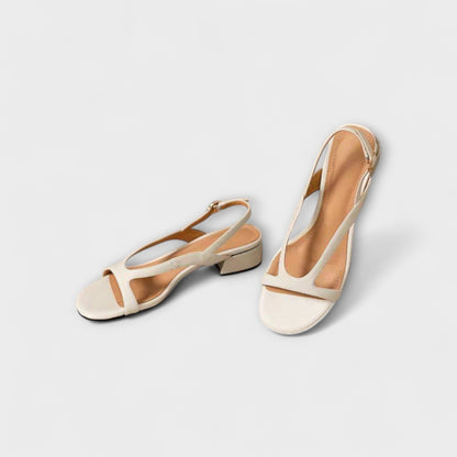 Evelyn - Eleganti Sandali Piatte Minna con Finitura Raffinata