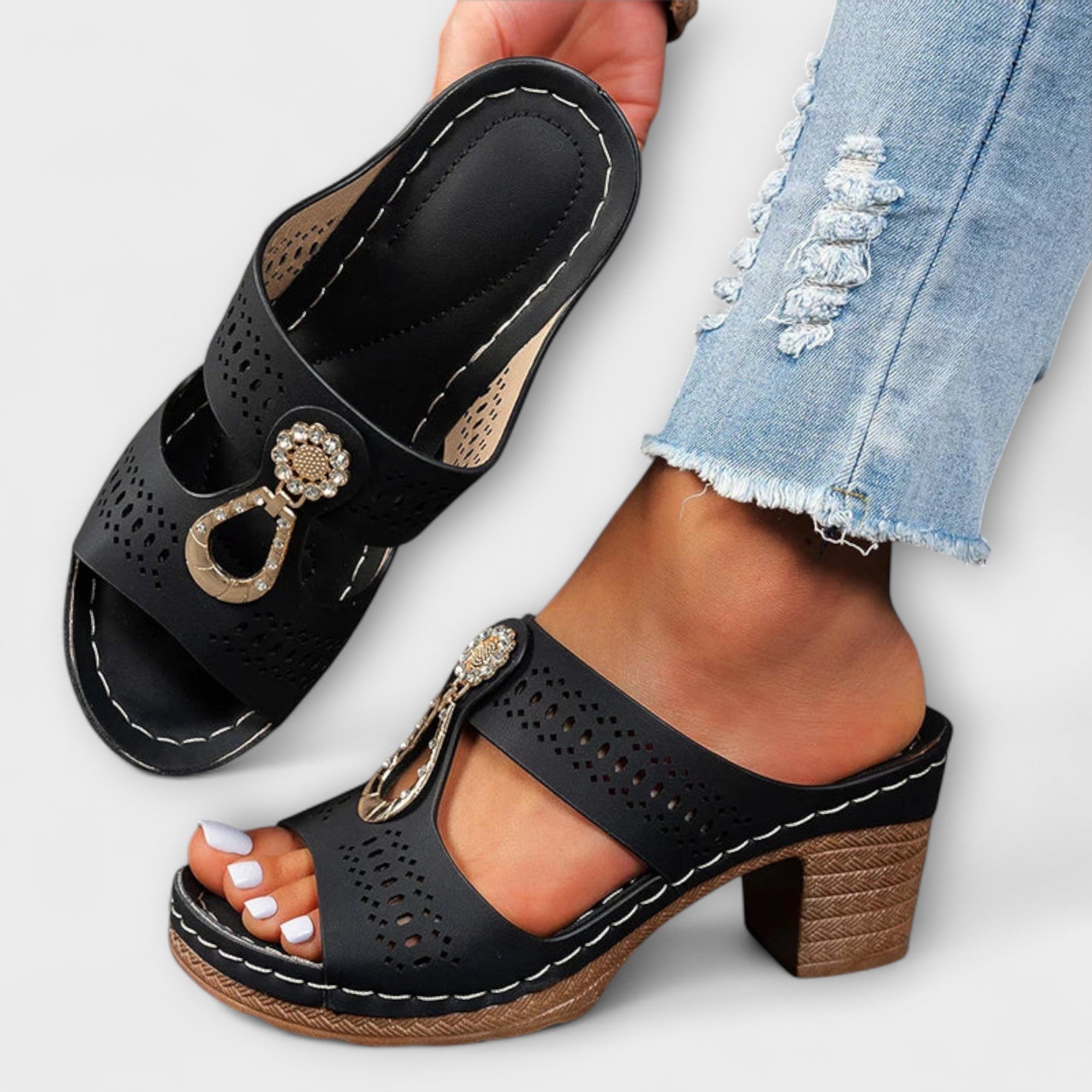 Maria - Sandali Ortopedici Eleganti e Confortevoli