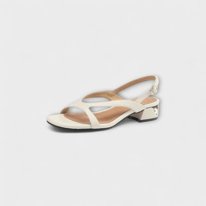 Evelyn - Eleganti Sandali Piatte Minna con Finitura Raffinata
