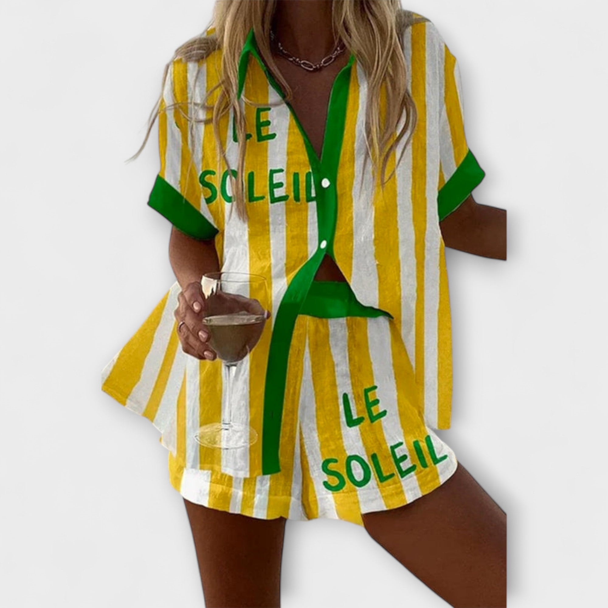 Halora – Stile in Lino Giallo con Slancio