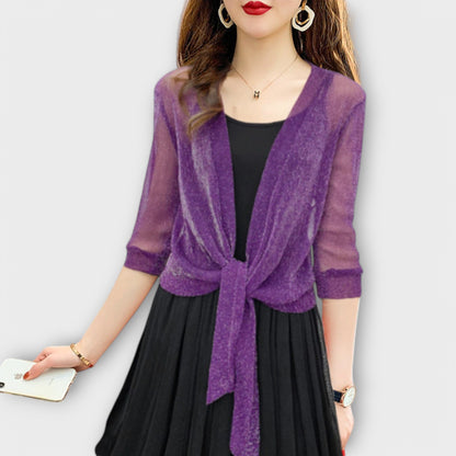 Olivia - Blusa con apertura frontale