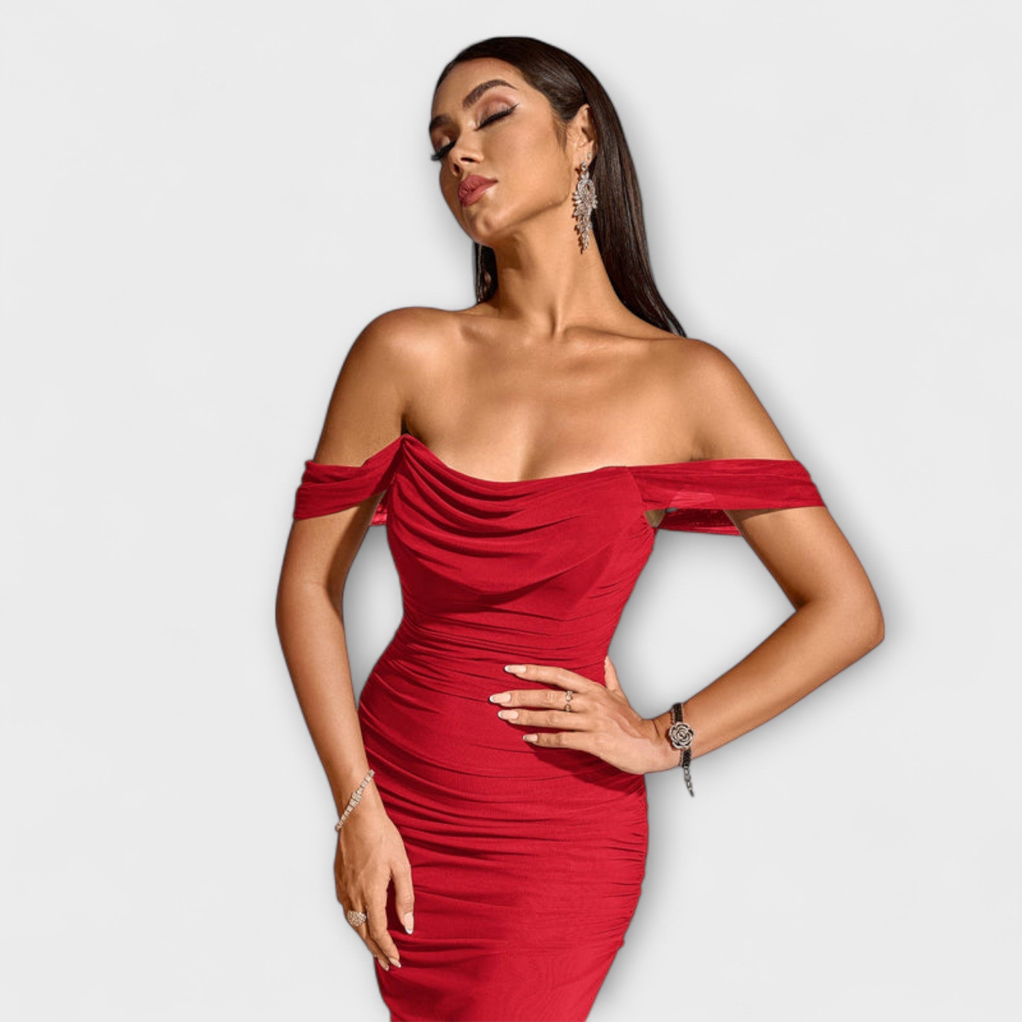 Ione - Abito Bodycon con Spalle Scoperte