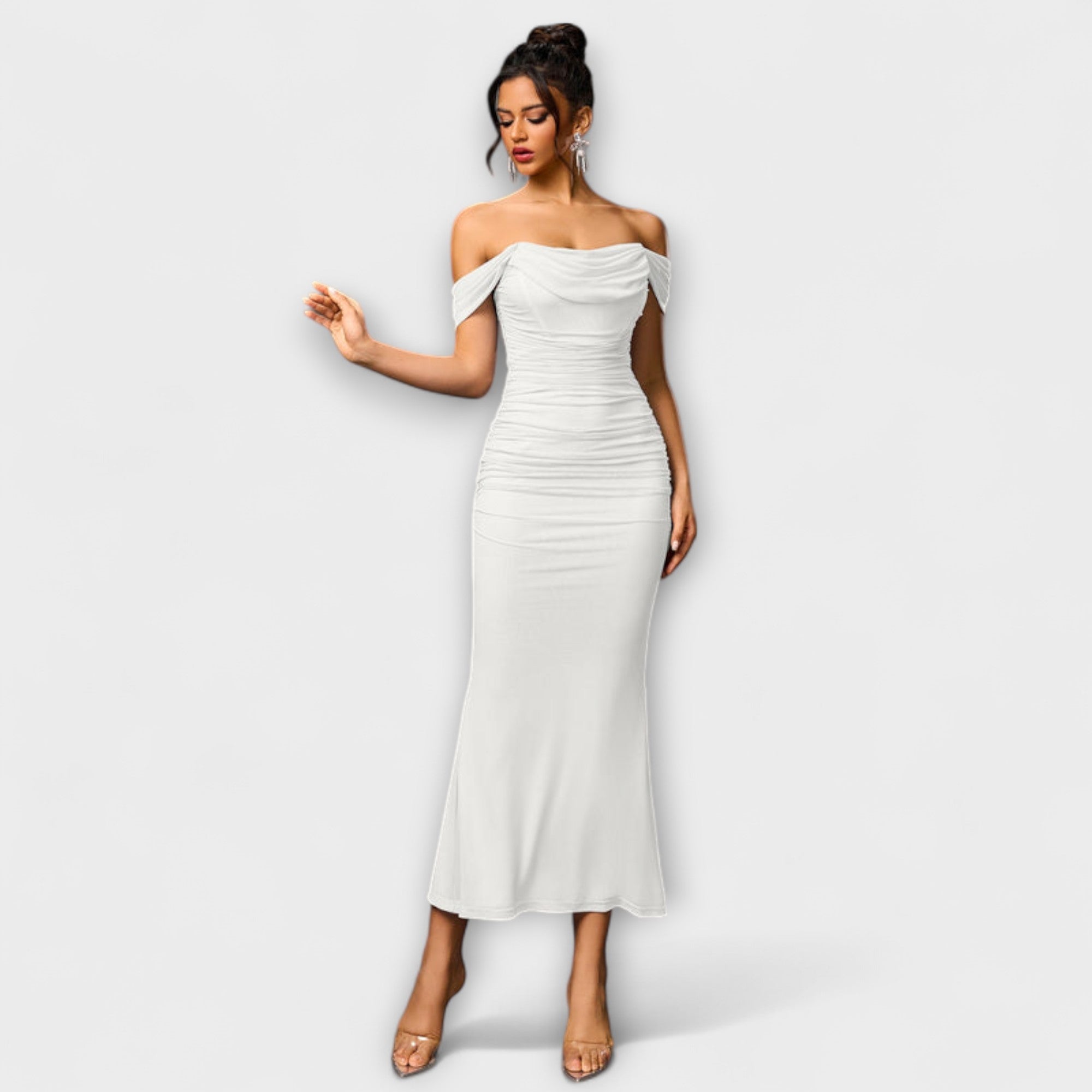 Ione - Abito Bodycon con Spalle Scoperte