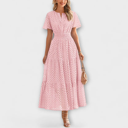 Linette - Elegante Abito Estivo in Pizzo