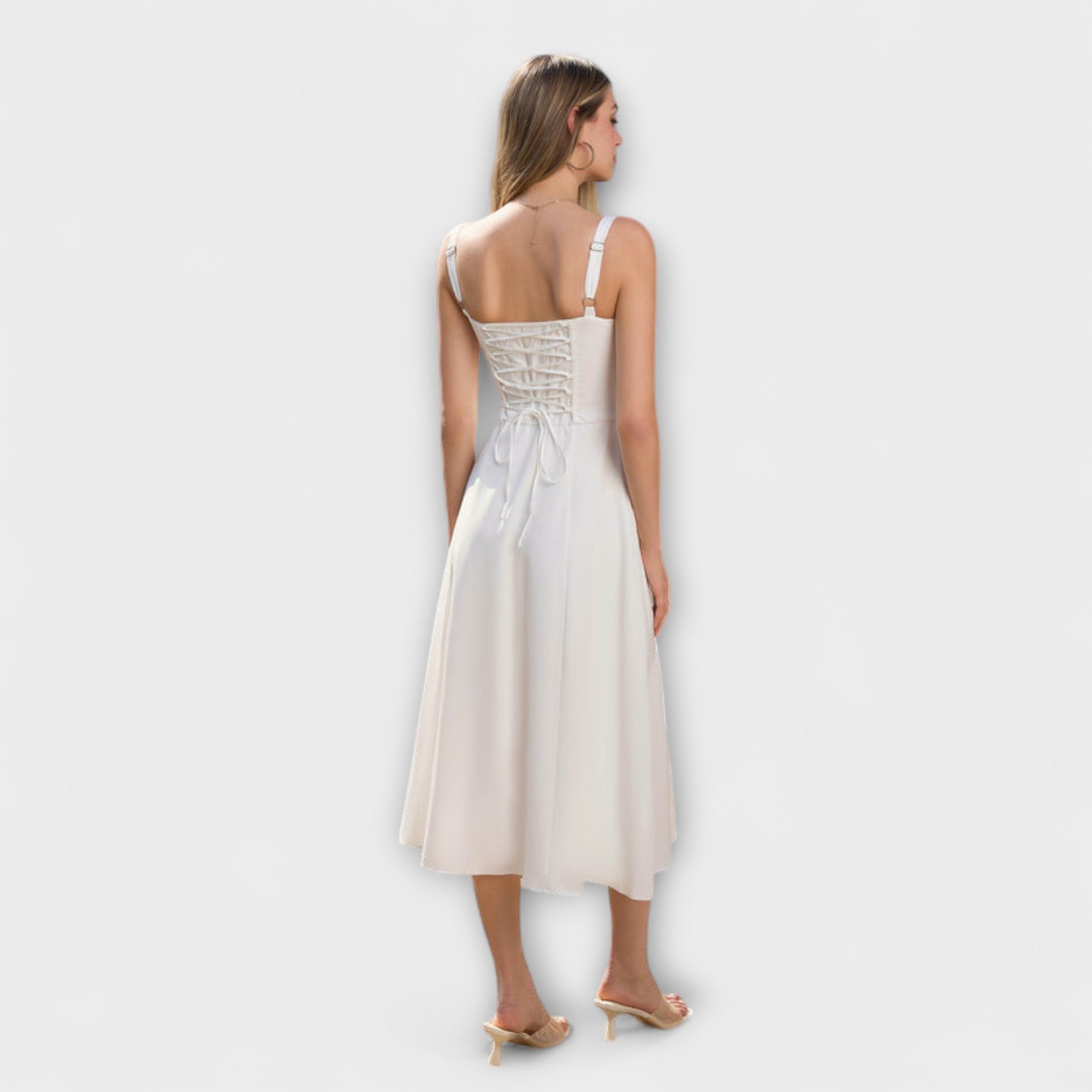 Hope - Abito con ruches e dettaglio spacco