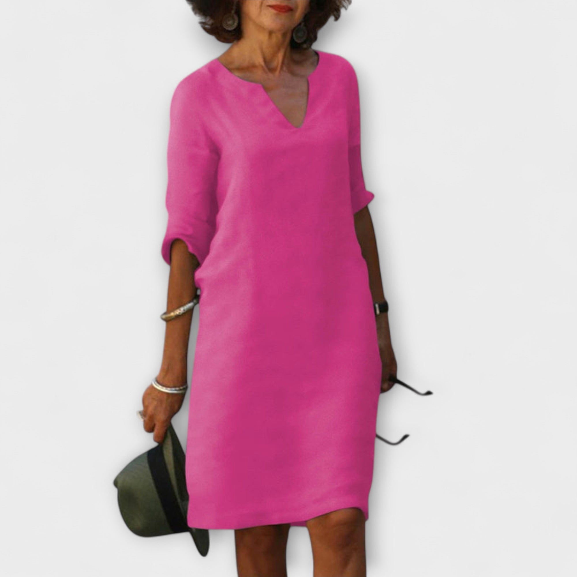 Ellyse - Abito estivo elegante con scollo a V