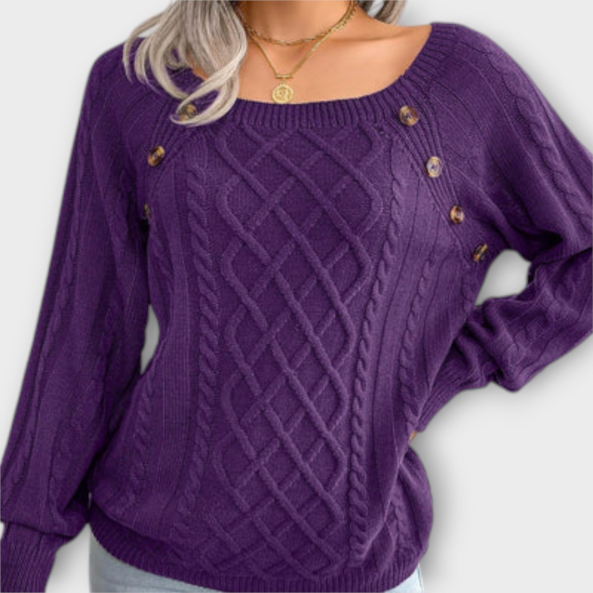 Malia - Maglione con bottoni