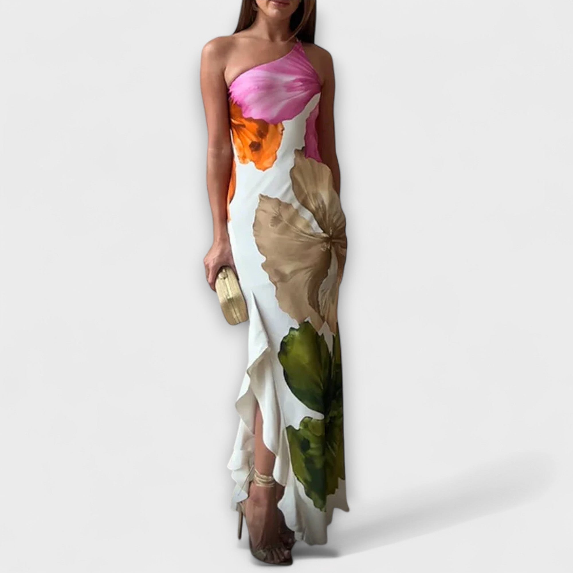 De Sapphire - Elegante Abito Maxi Patchwork