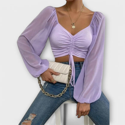 Jacqueline - Blusa da sera versatile