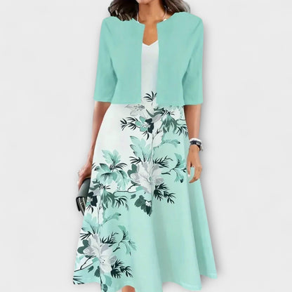 Abito Midi Donna con Blazer