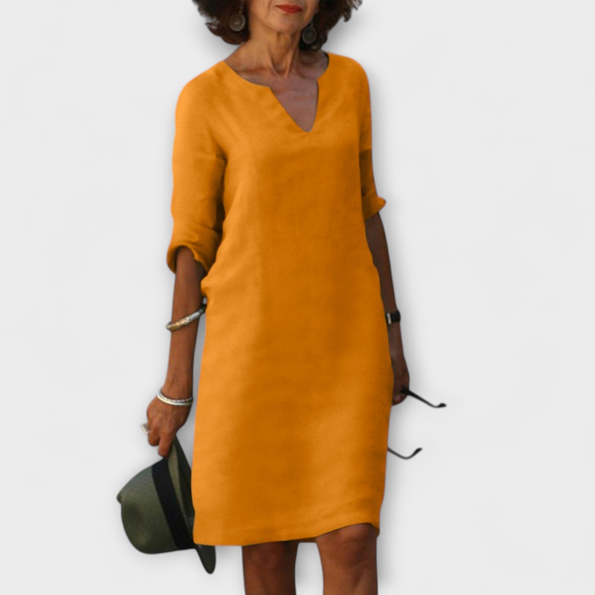 Ellyse - Abito estivo elegante con scollo a V