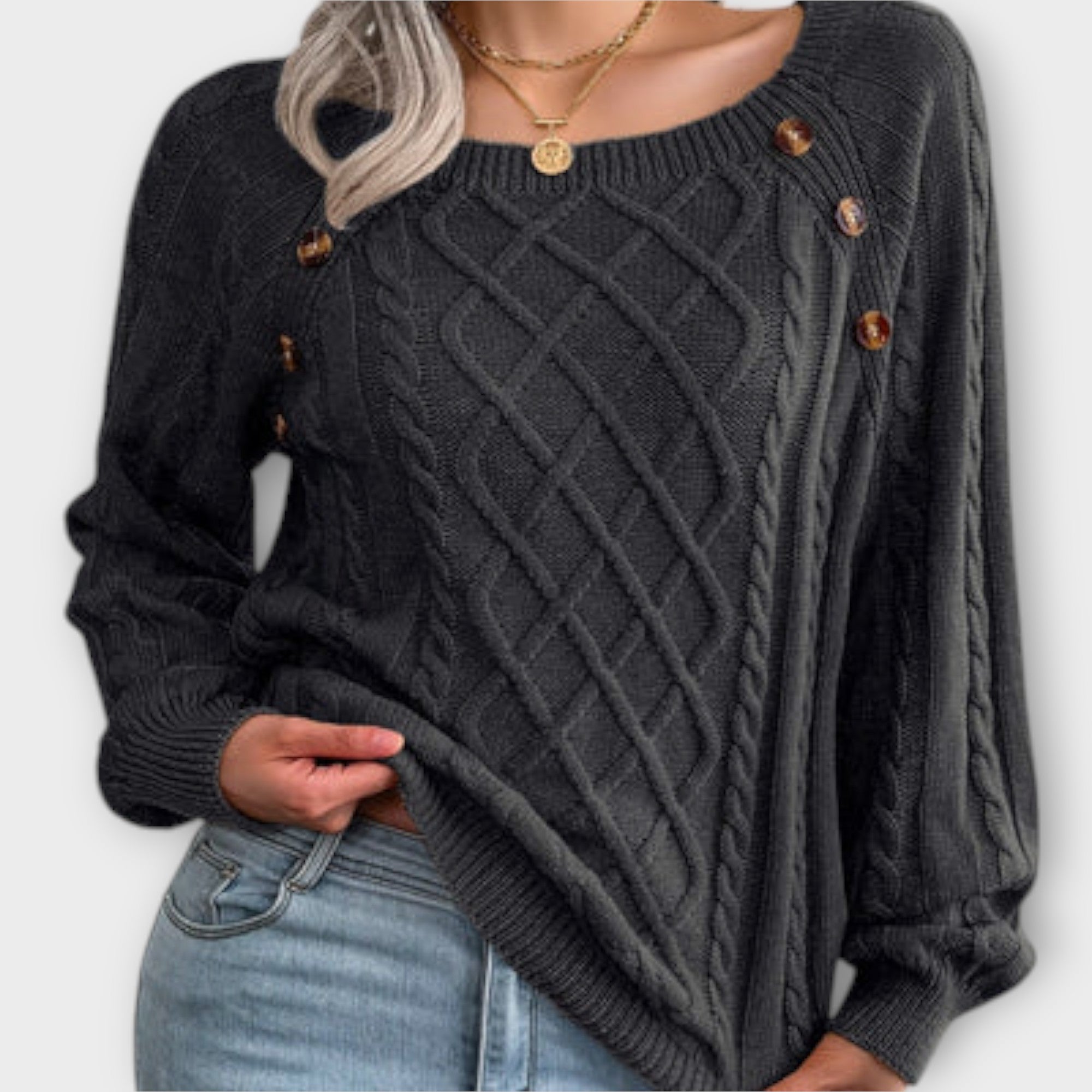 Malia - Maglione con bottoni