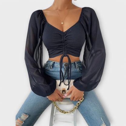 Jacqueline - Blusa da sera versatile