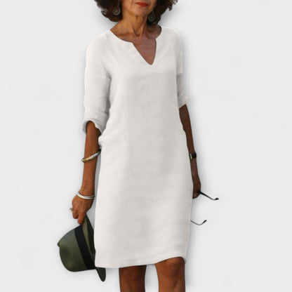 Ellyse - Abito estivo elegante con scollo a V