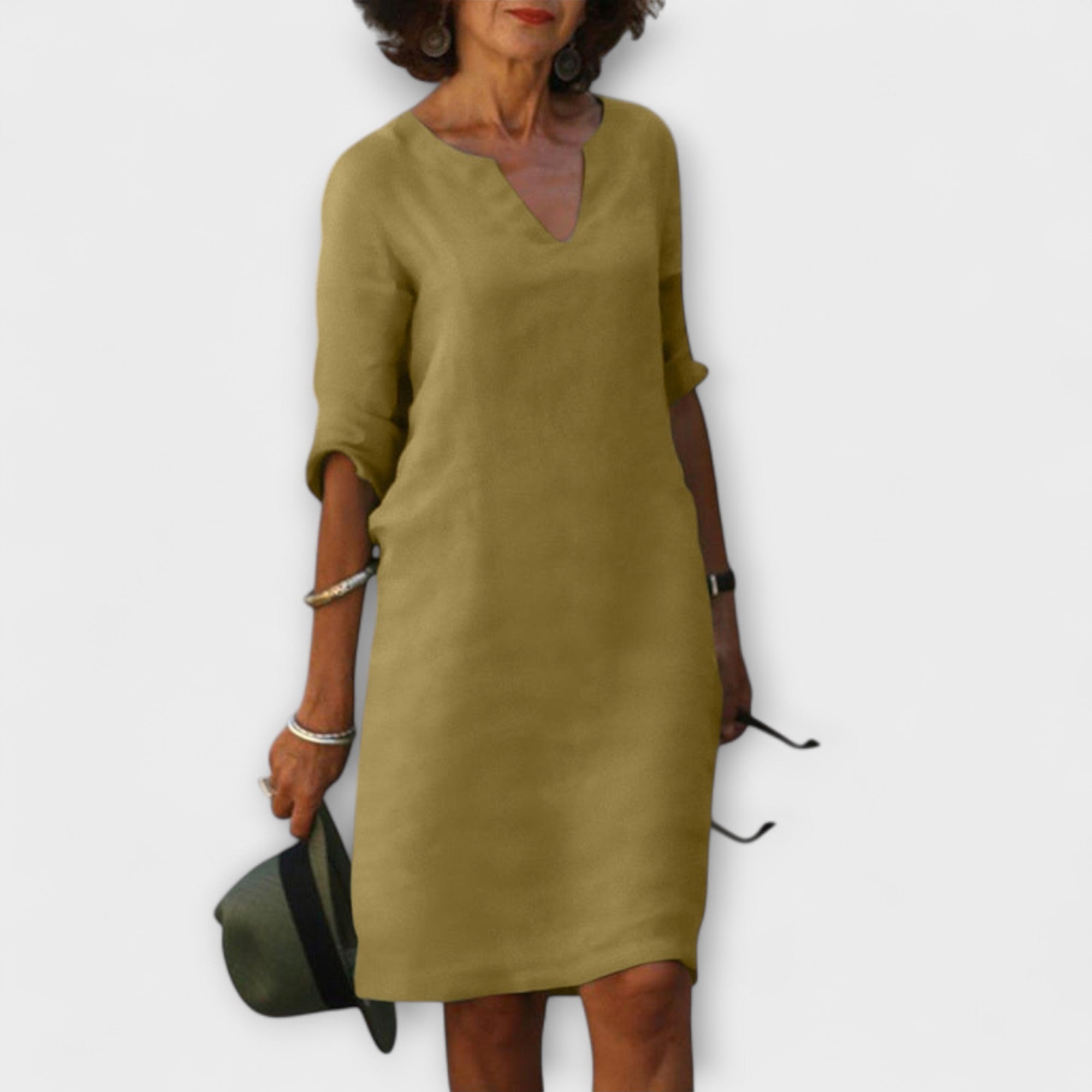 Ellyse - Abito estivo elegante con scollo a V