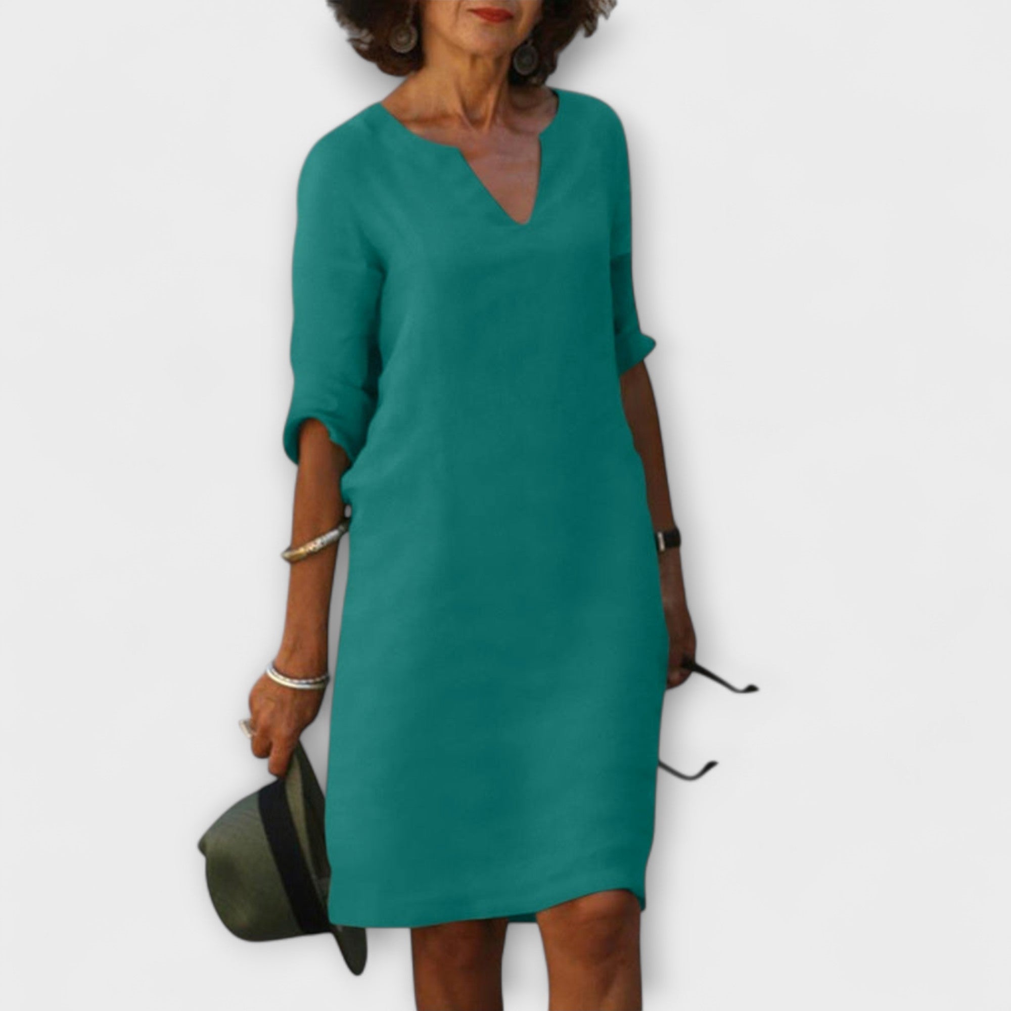 Ellyse - Abito estivo elegante con scollo a V