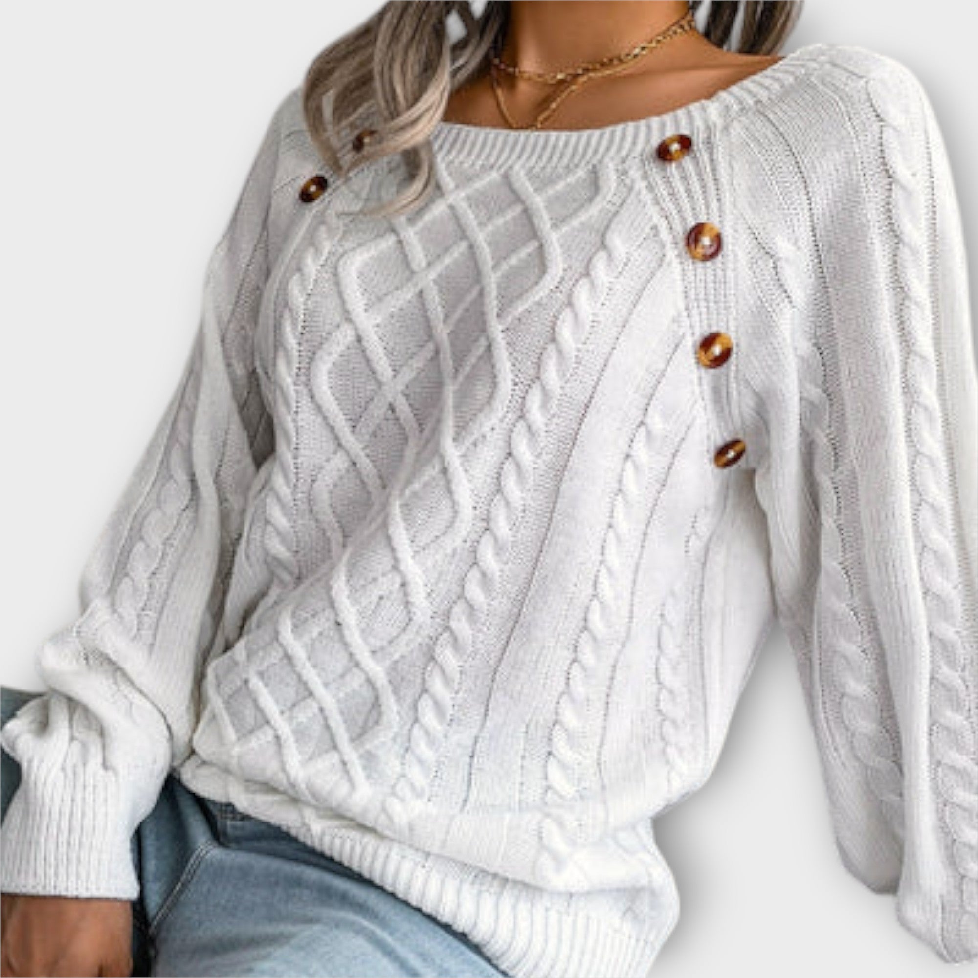 Malia - Maglione con bottoni