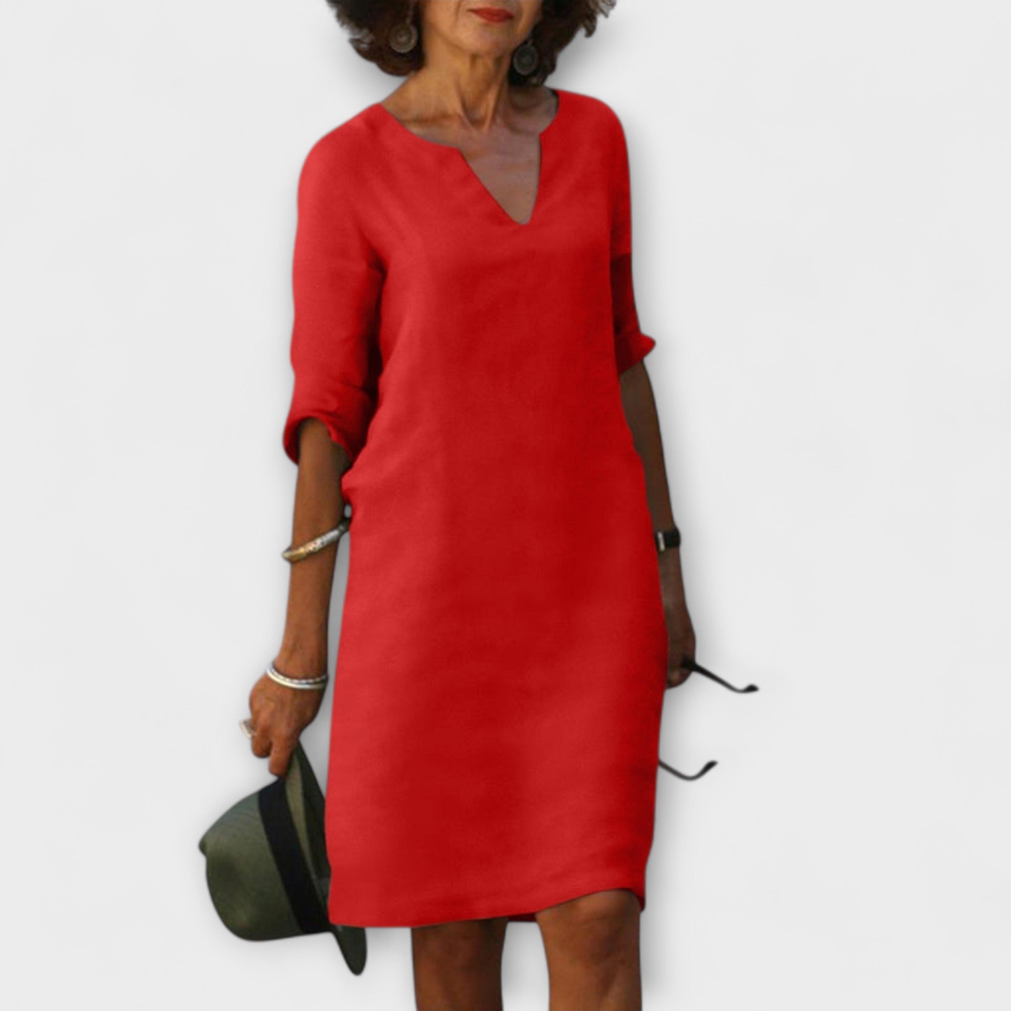 Ellyse - Abito estivo elegante con scollo a V