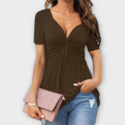 Lina – T-shirt con scollo a V