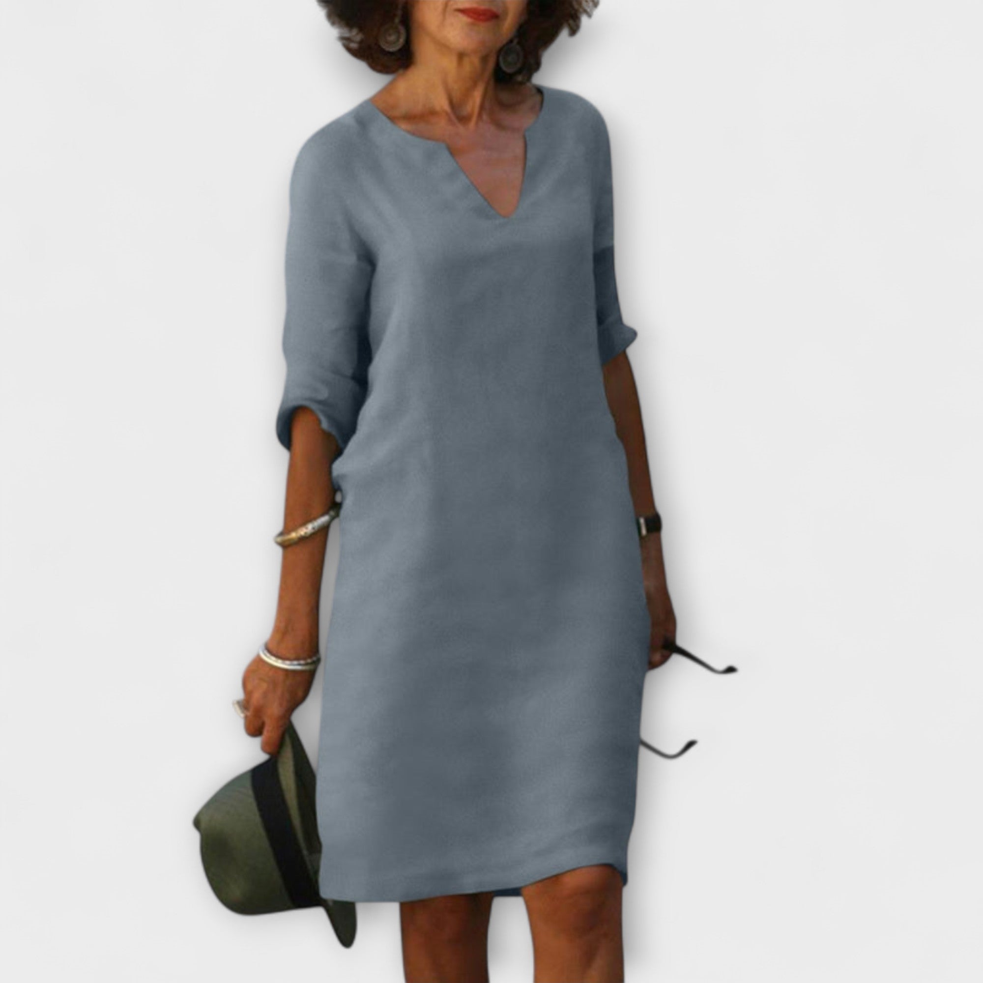 Ellyse - Abito estivo elegante con scollo a V