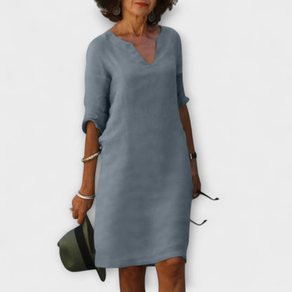 Ellyse - Abito estivo elegante con scollo a V
