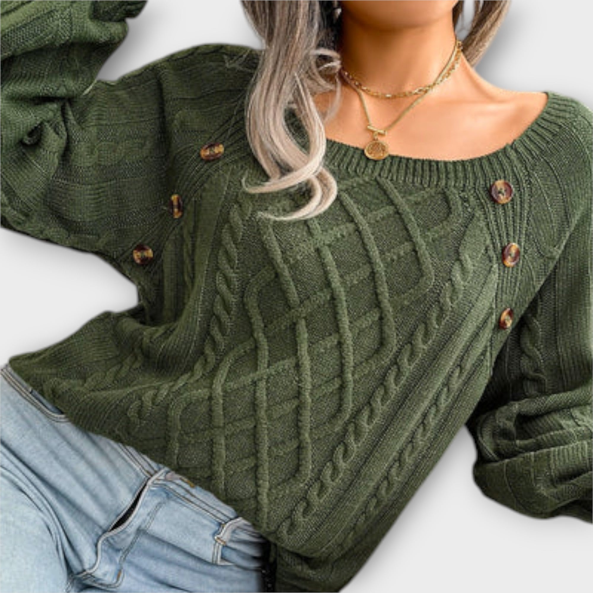 Malia - Maglione con bottoni
