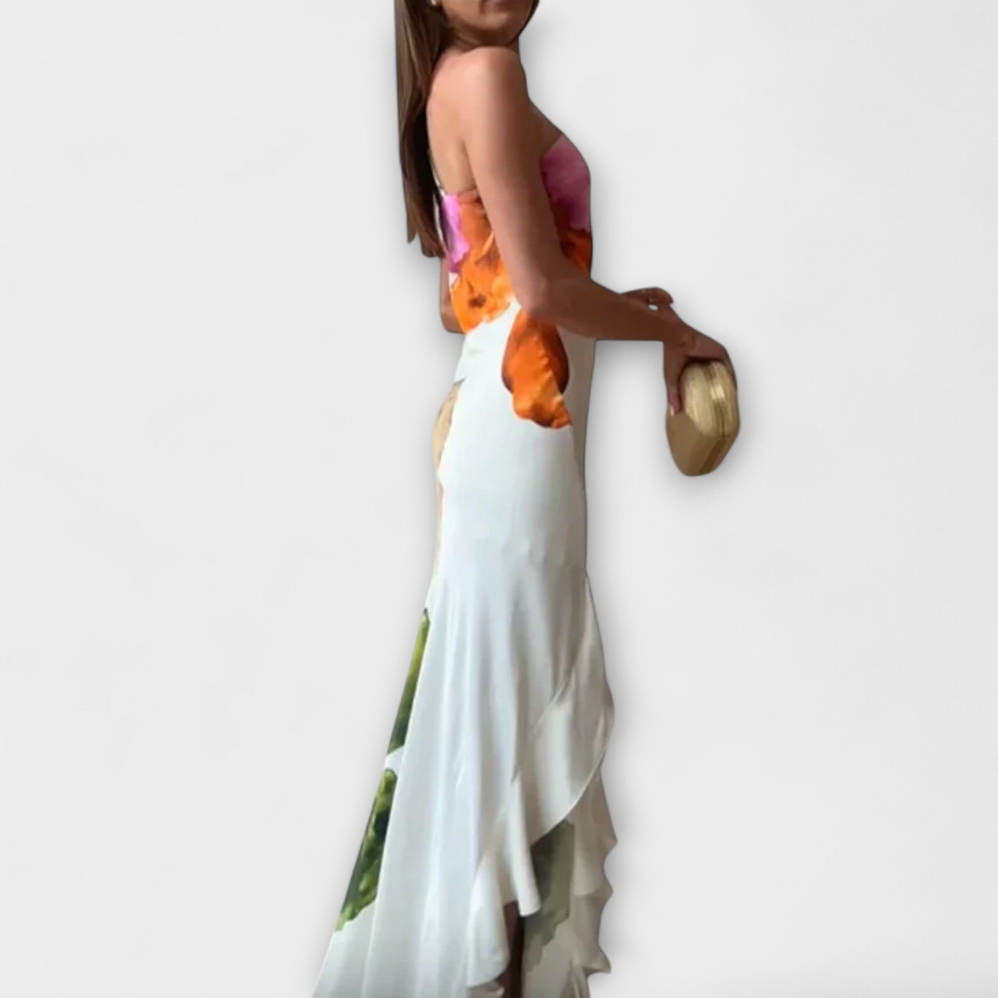 De Sapphire - Elegante Abito Maxi Patchwork