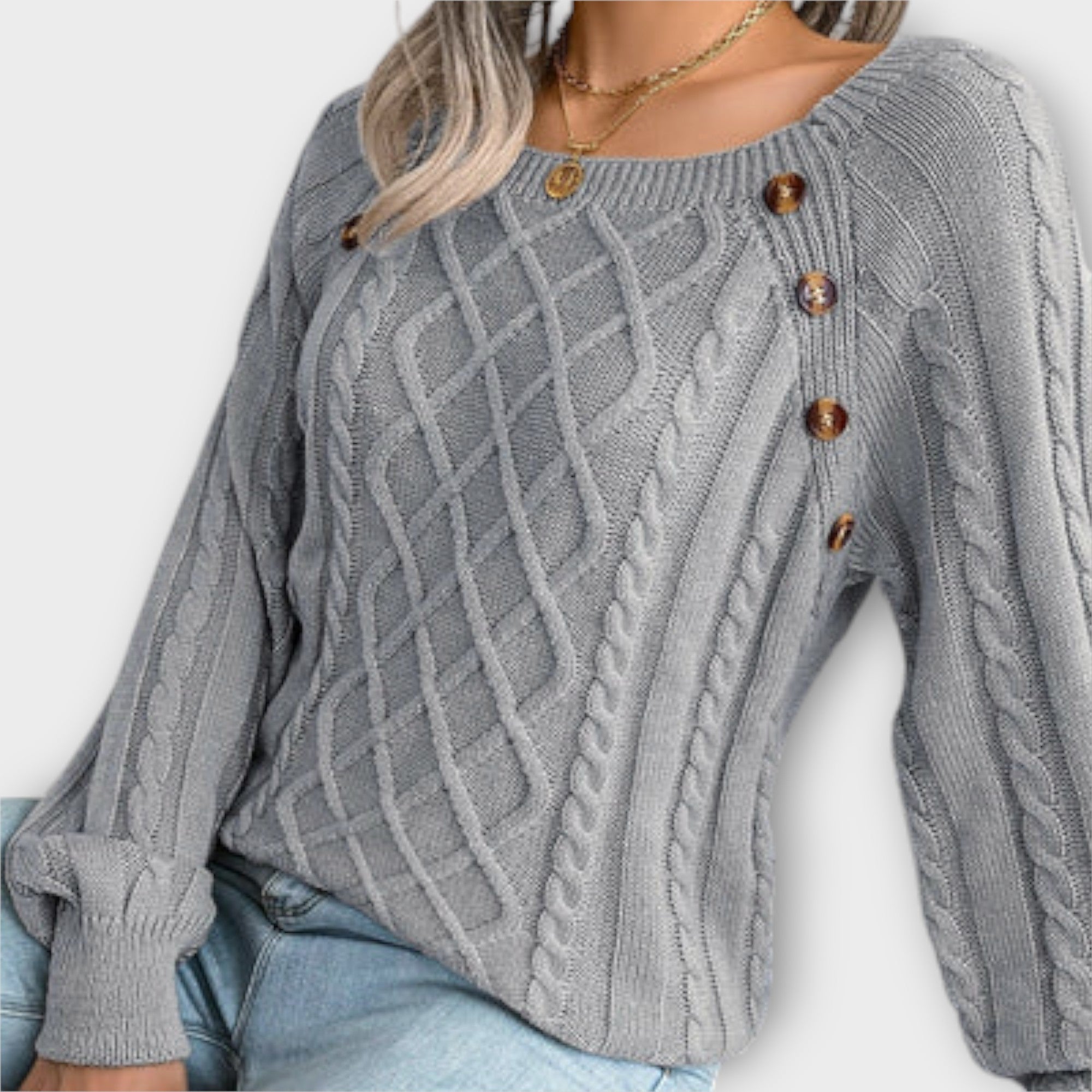 Malia - Maglione con bottoni