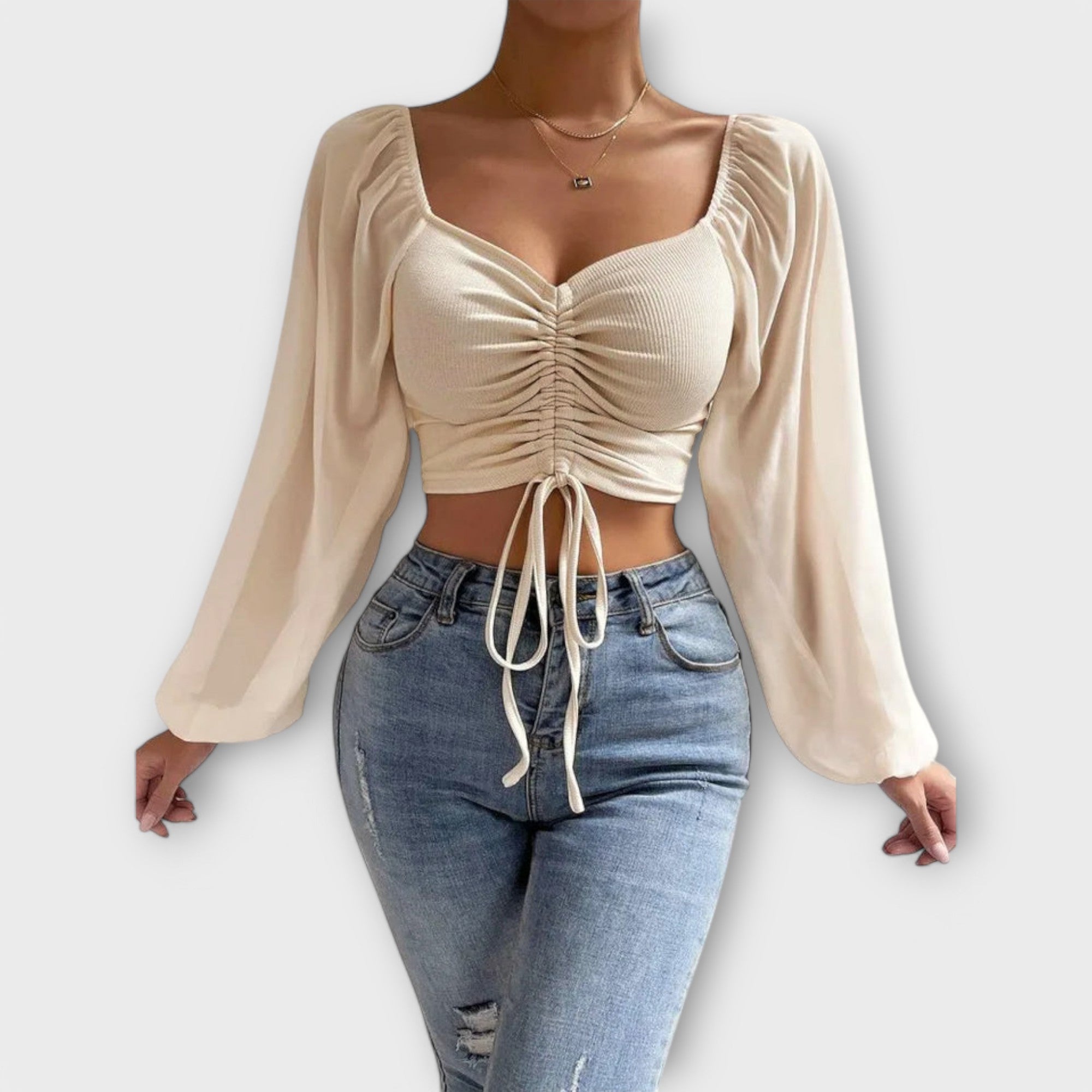 Jacqueline - Blusa da sera versatile