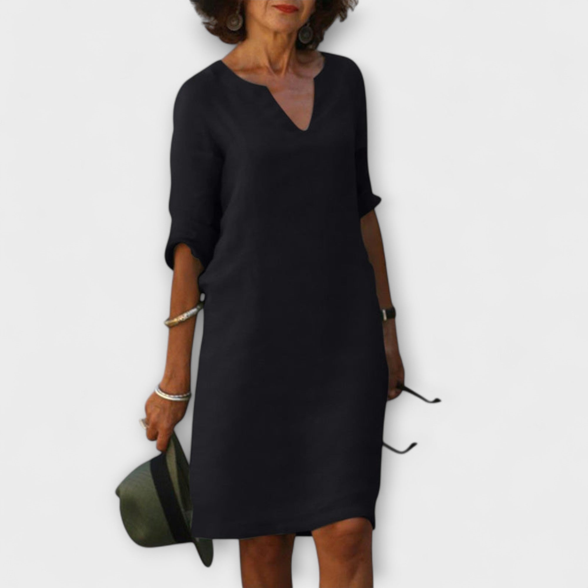 Ellyse - Abito estivo elegante con scollo a V