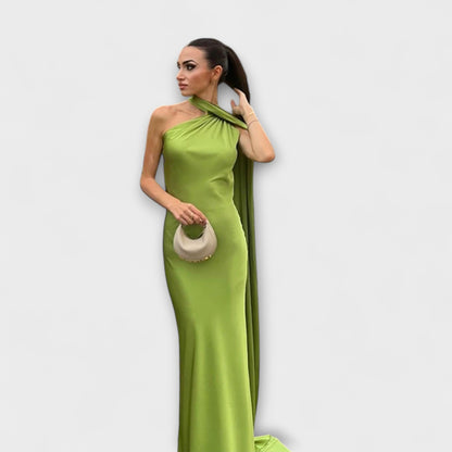 Elegante Maxibito Off-Shoulder Halter