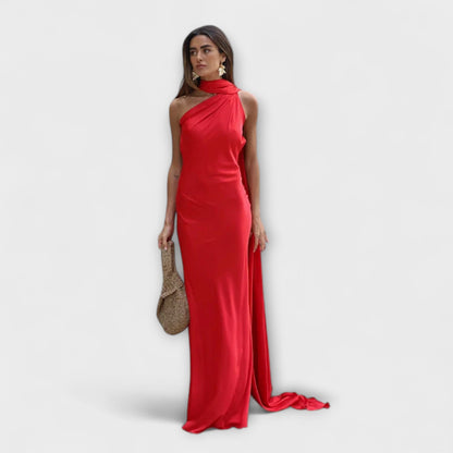 Elegante Maxibito Off-Shoulder Halter