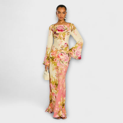 Kelly - Maxidress per feste in giardino
