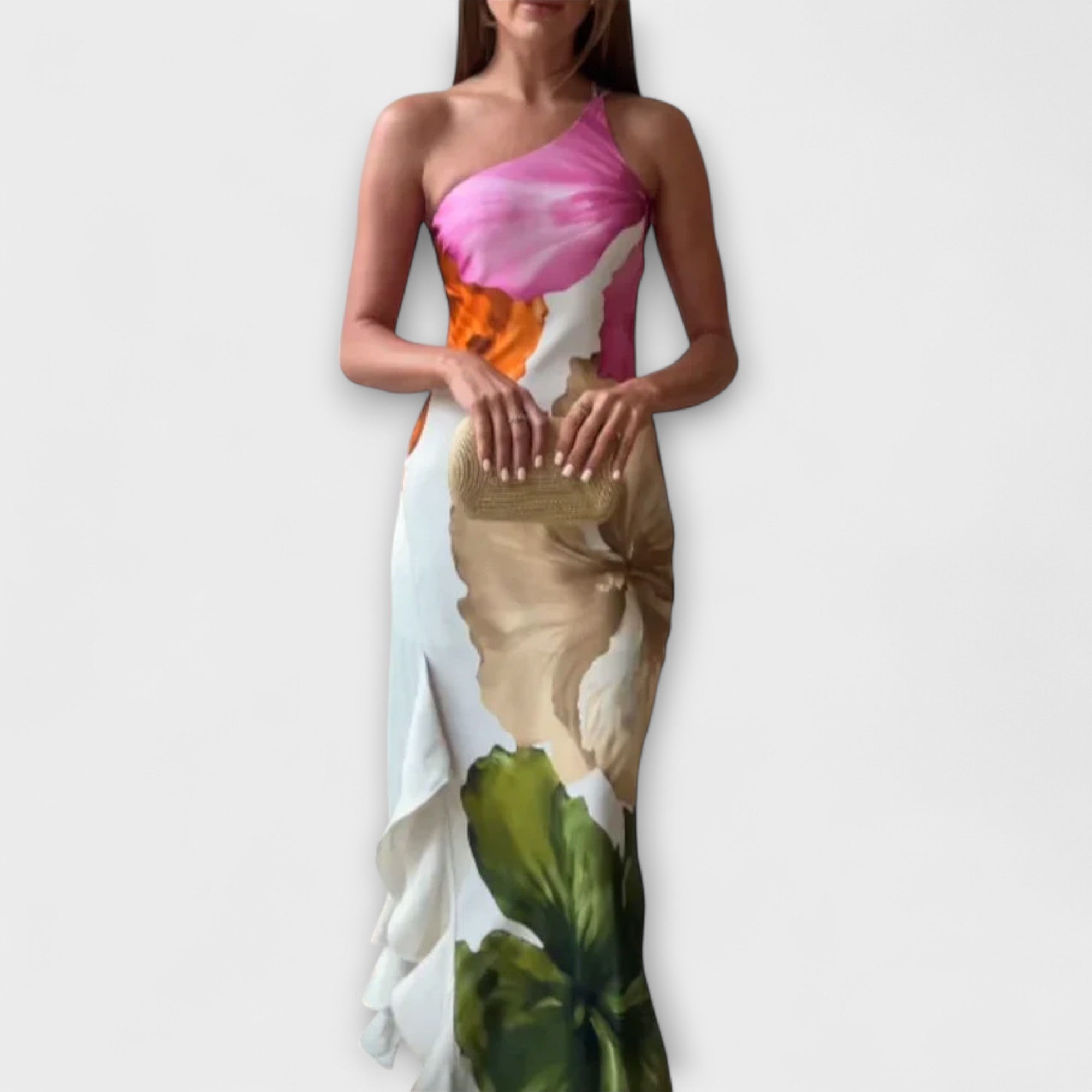 De Sapphire - Elegante Abito Maxi Patchwork