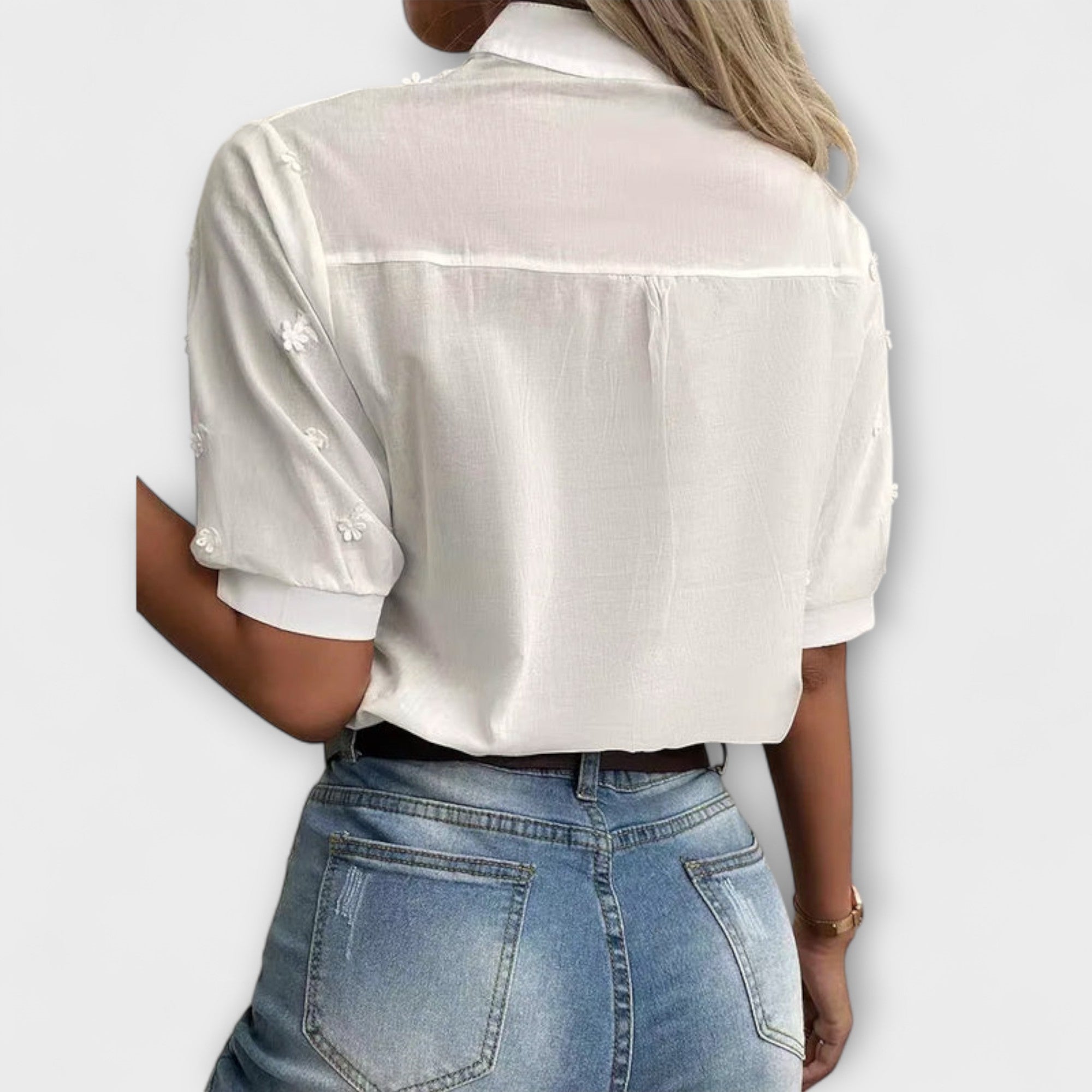 Élise - Blusa Mila con ricami squisiti