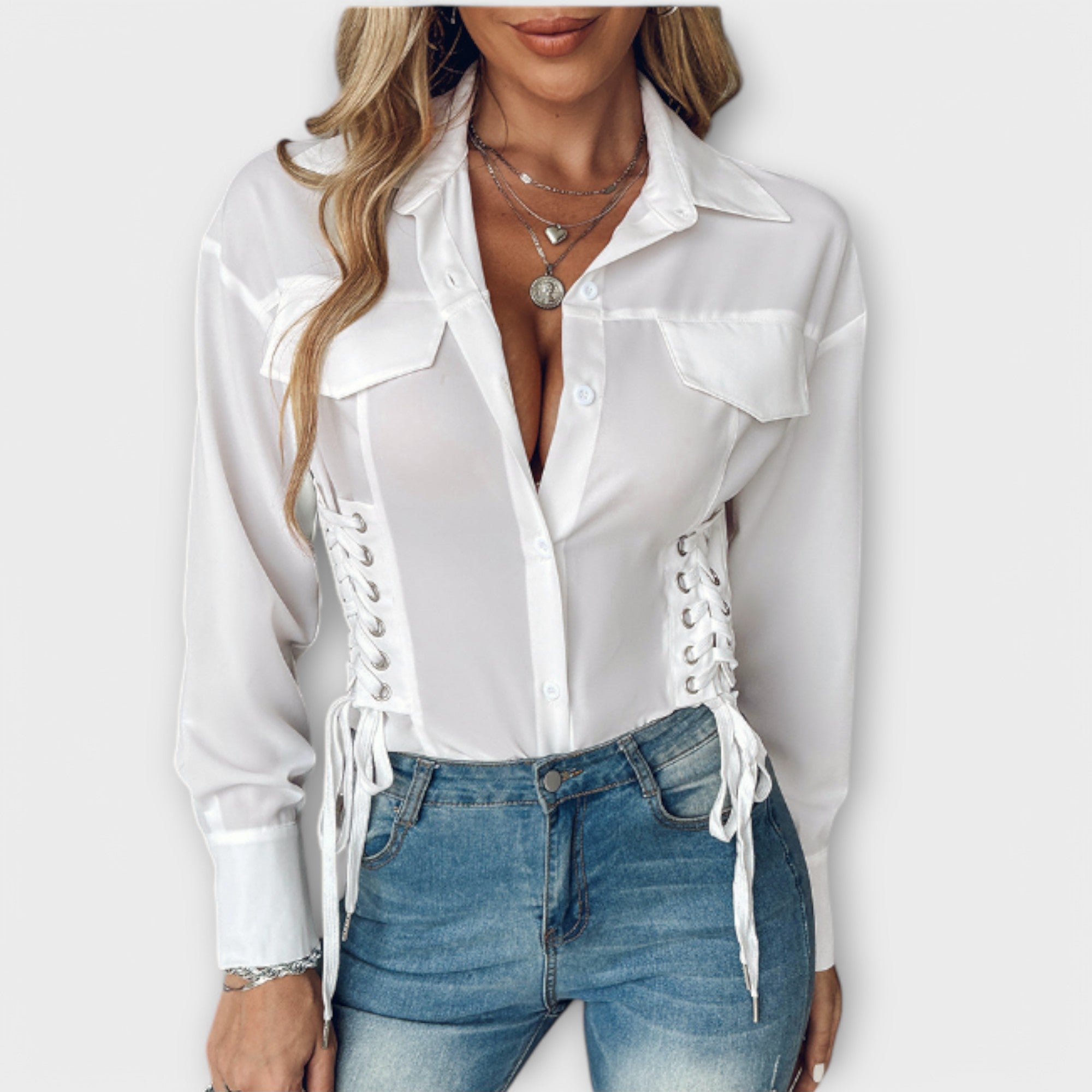 Natalie - Blusa a maniche lunghe