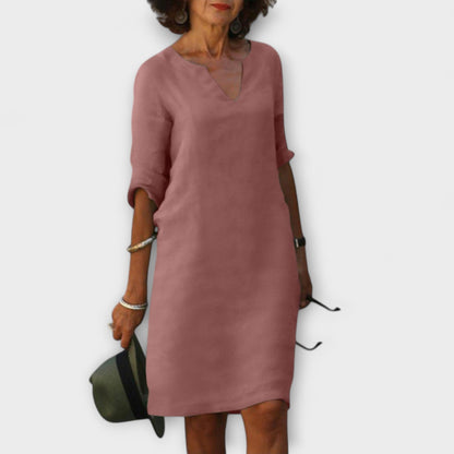 Ellyse - Abito estivo elegante con scollo a V