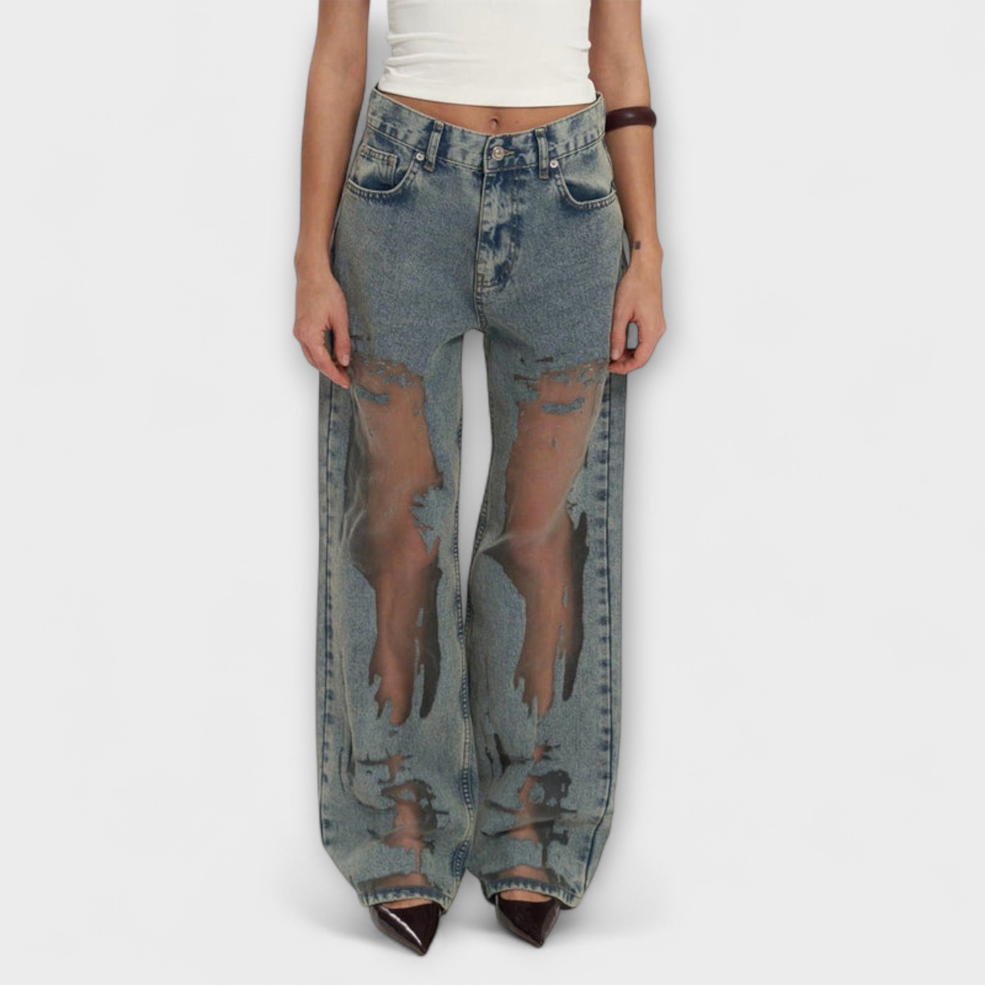 Rayne - Trixie Chiare Blu Jeans di Denim