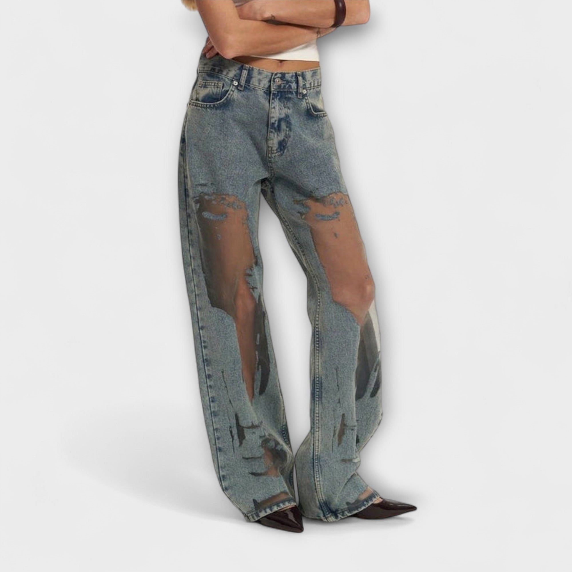 Rayne - Trixie Chiare Blu Jeans di Denim