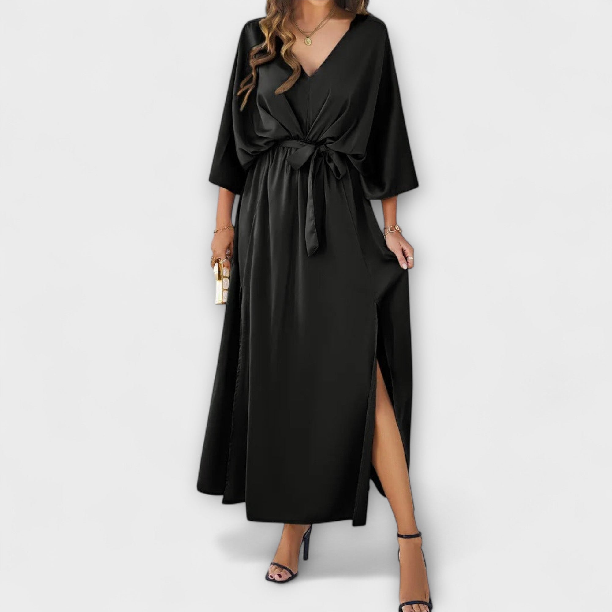 Sabrina - Maxidress con scollo a V