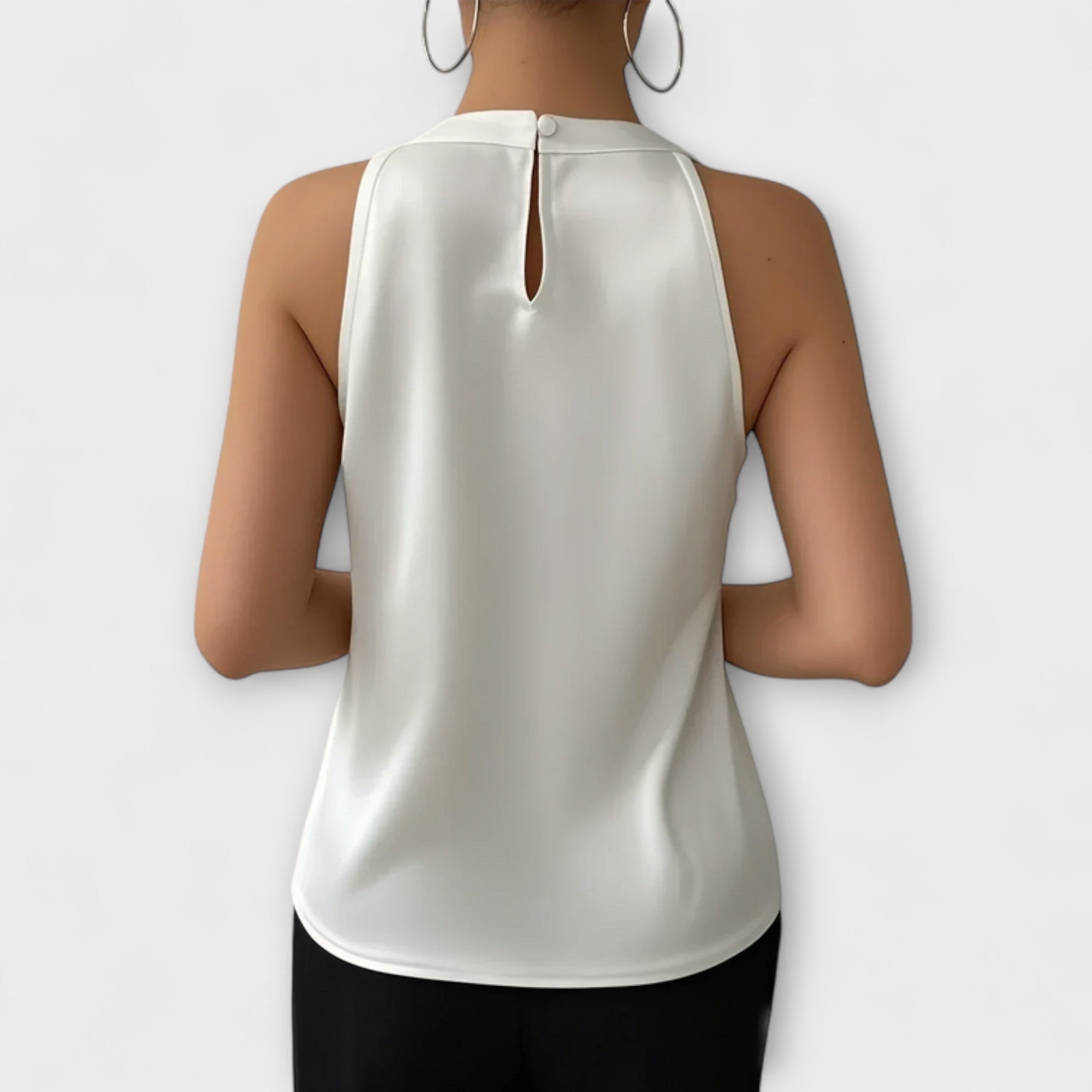 Skye - Elegante Blusa in Satin con Design Off-Shoulder