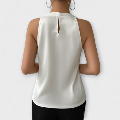 Skye - Elegante Blusa in Satin con Design Off-Shoulder