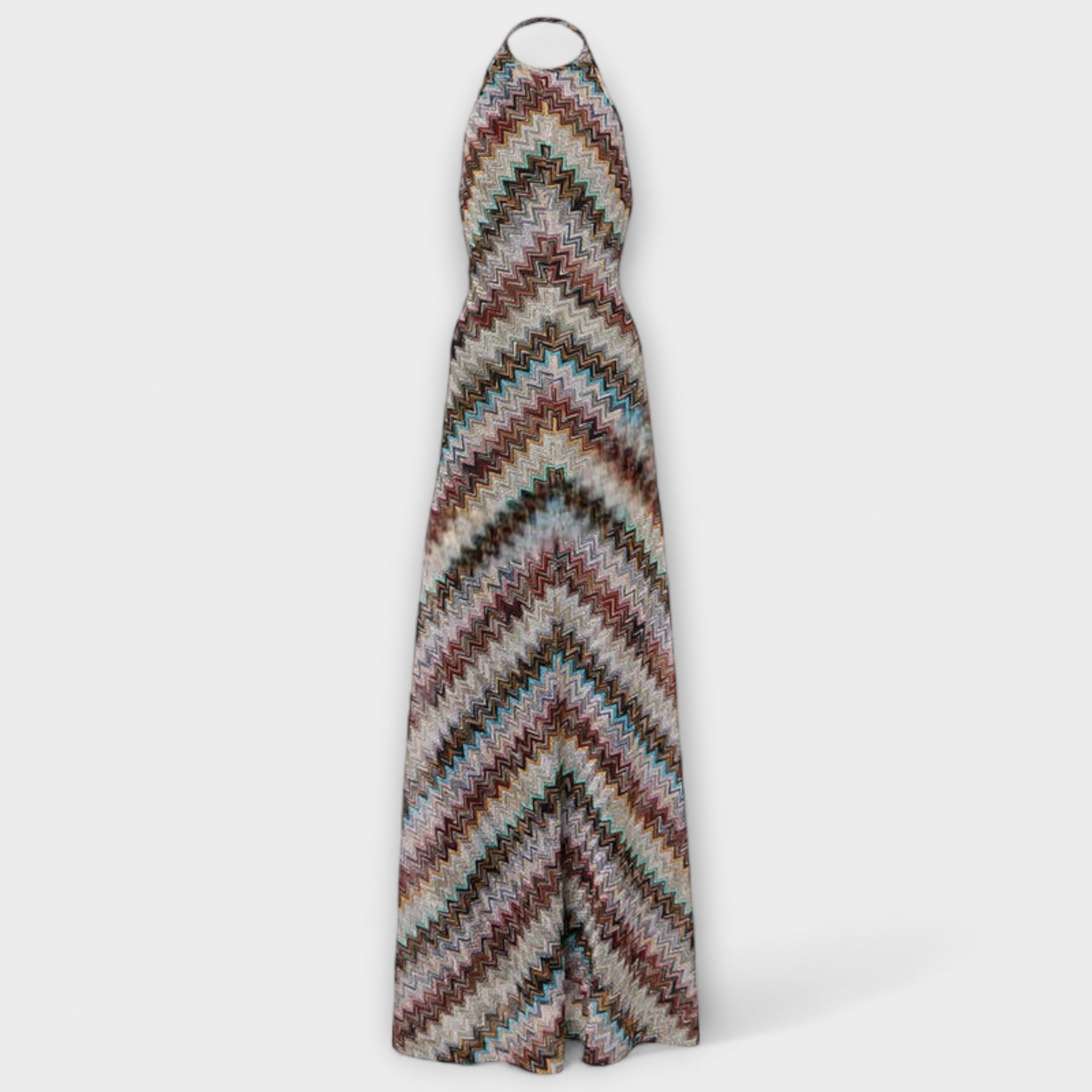 Reese - Abito in maglia Jodie con motivo a chevron colorato