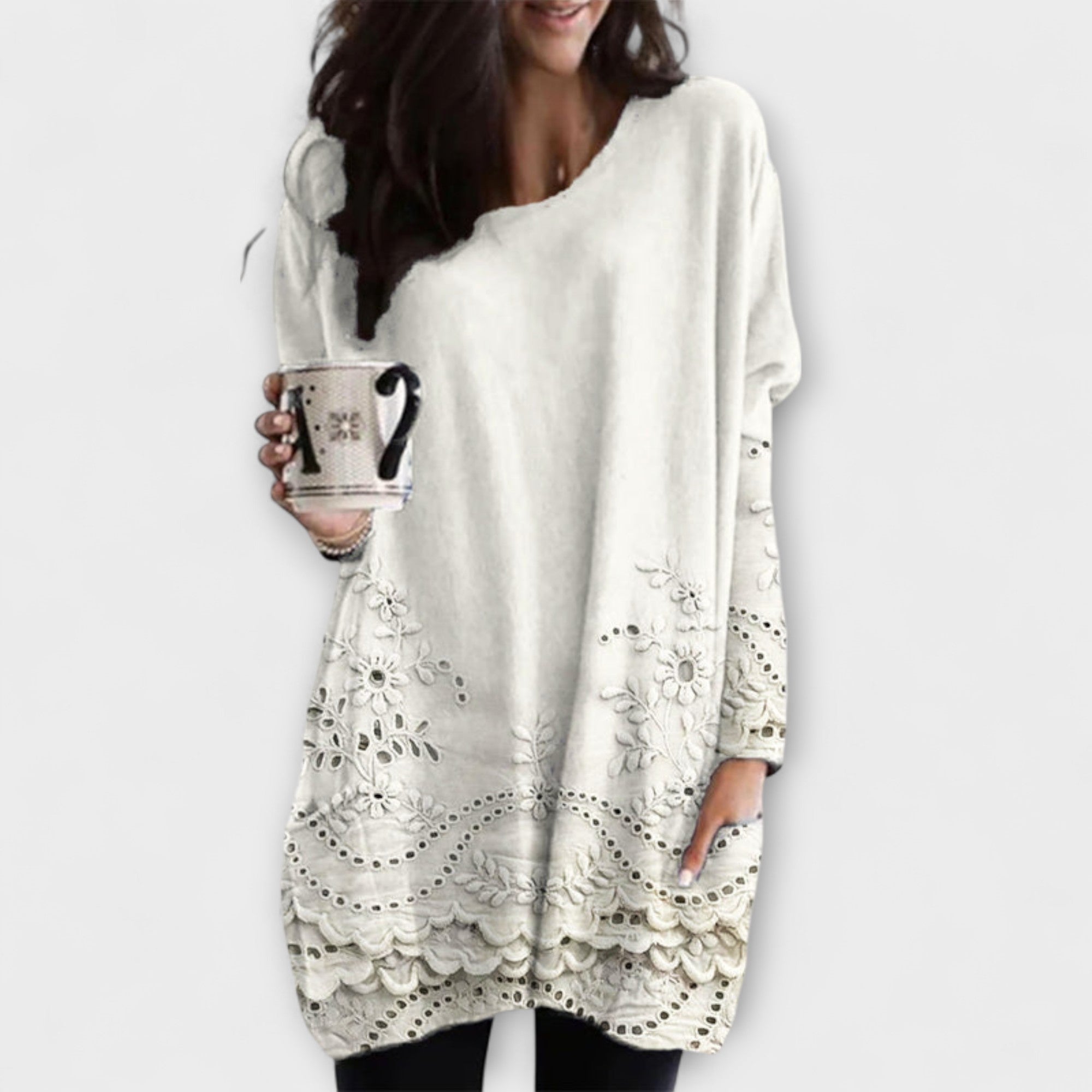Riley – Maglione Stampato Con Ricamo