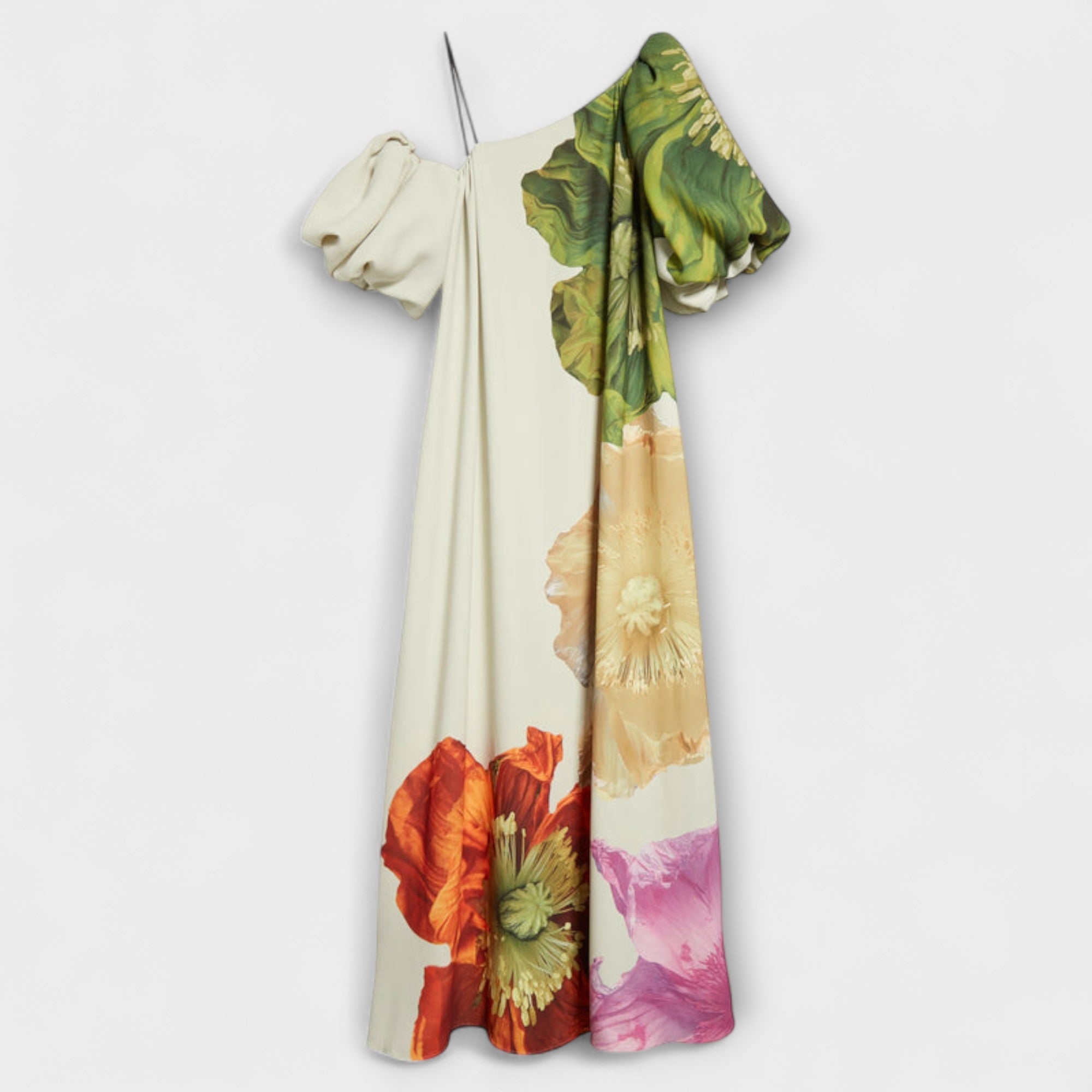 Melody - Abito Maxy Floreale Asimmetrico