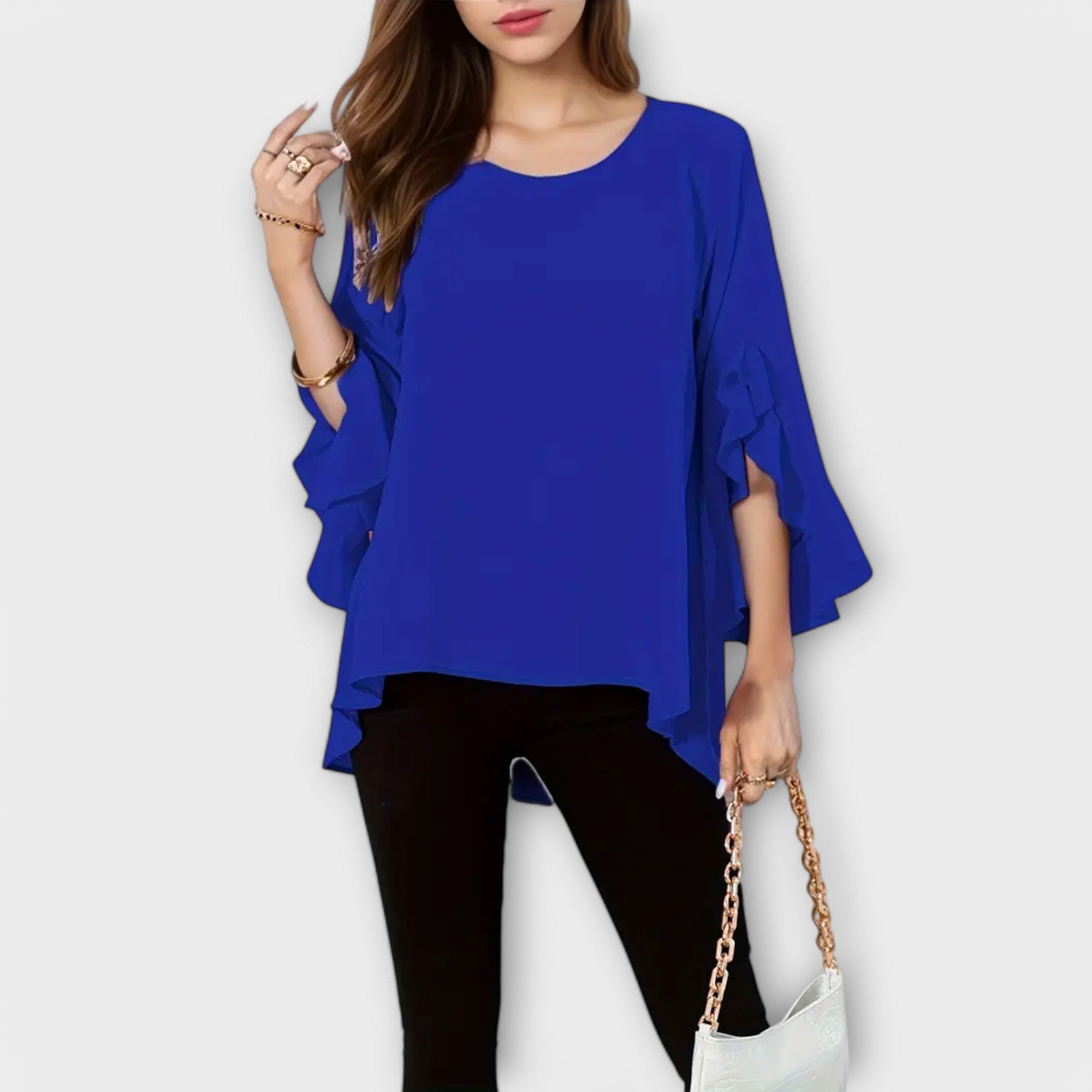 Aria - La perfetta blusa primaverile con scollo rotondo