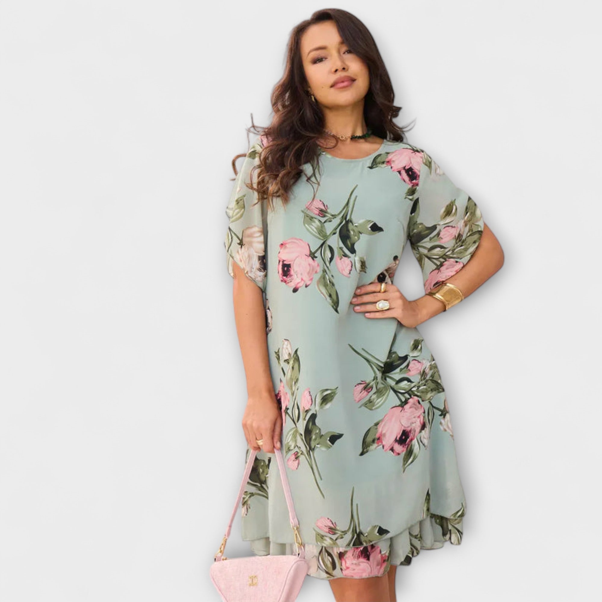 Melin - Elegante Abito in Chiffon