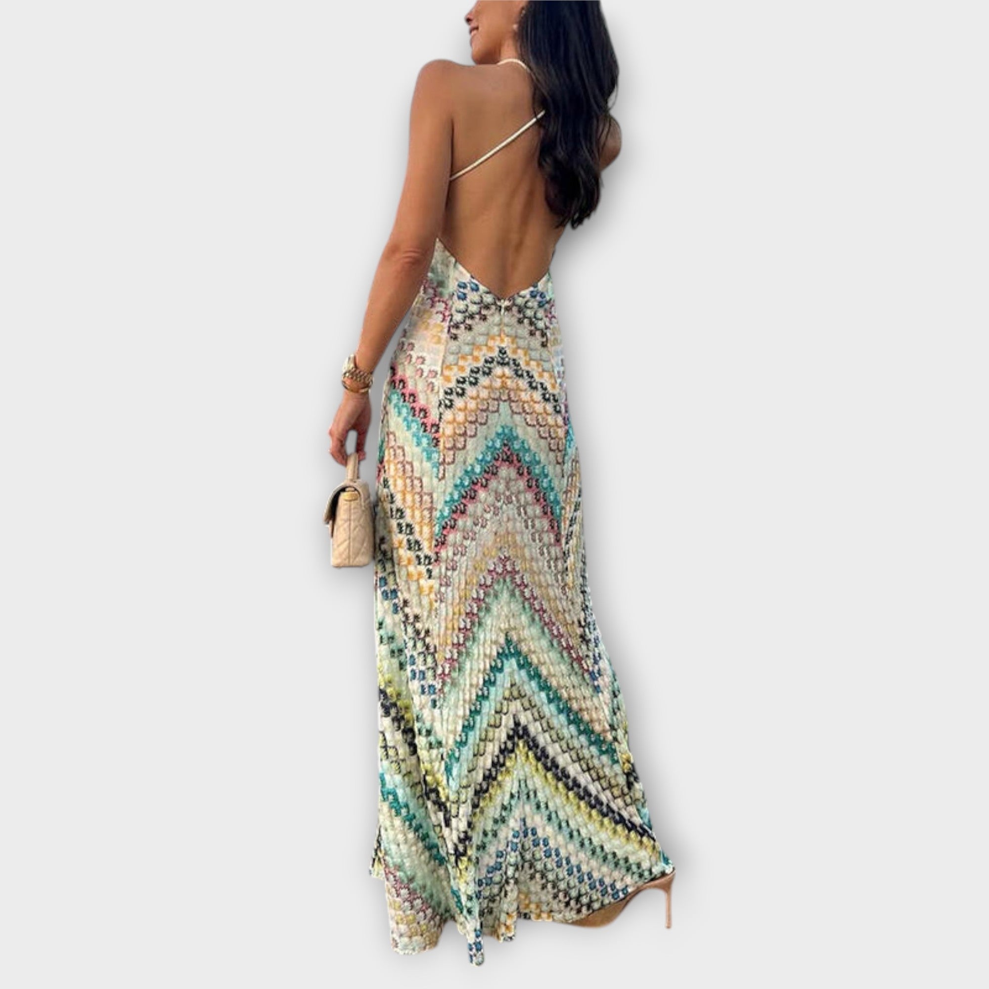 Remi - Maxibito con motivo a zigzag colorato Missoni