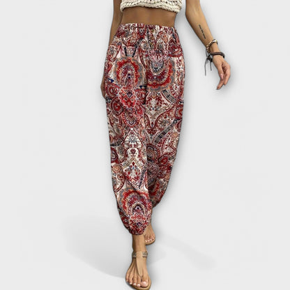 Scarlett - Pantaloni con grafica etnica