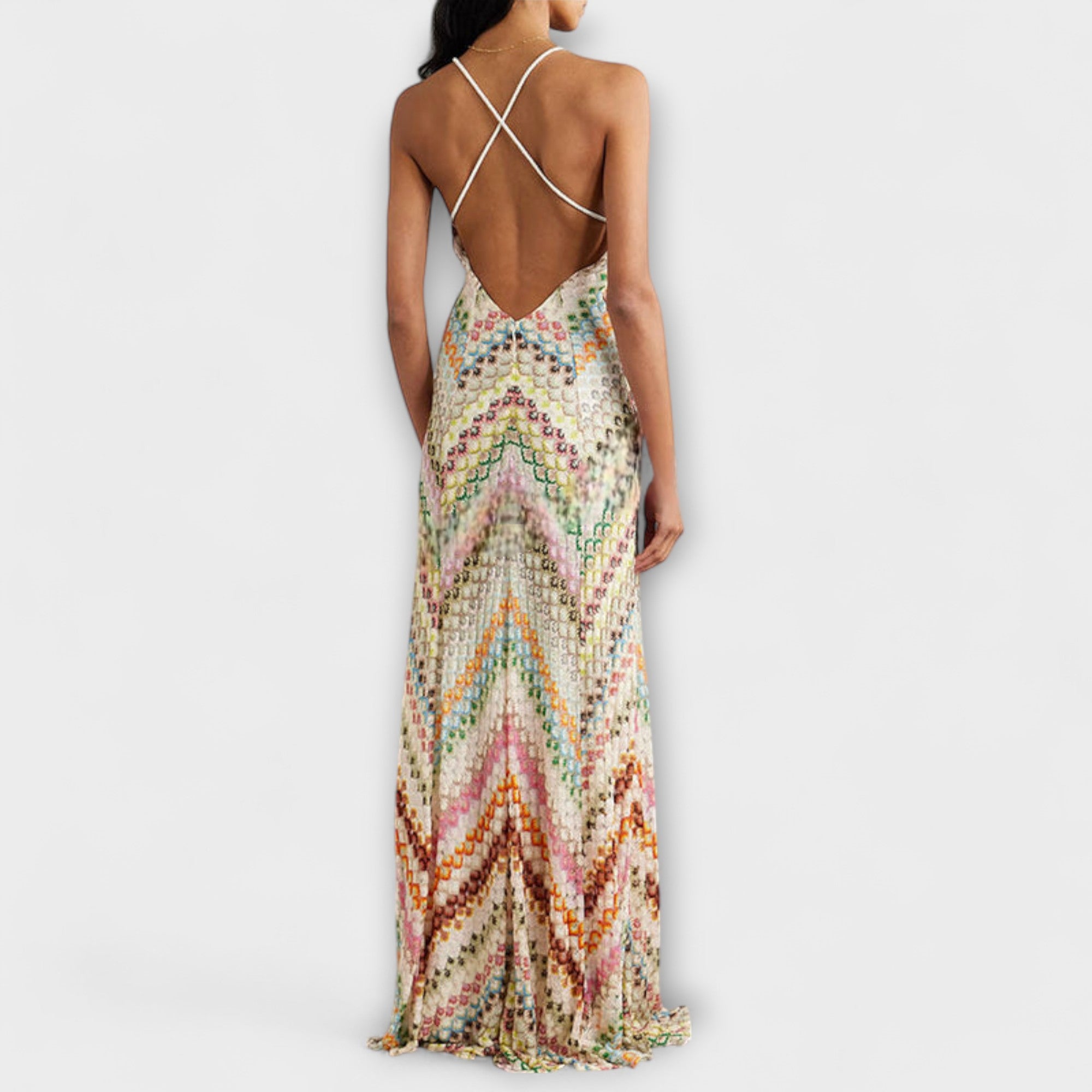 Remi - Maxibito con motivo a zigzag colorato Missoni